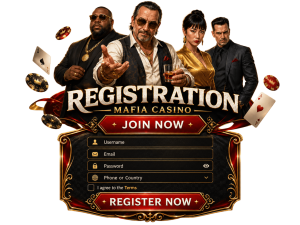 Registration Mafia casino.